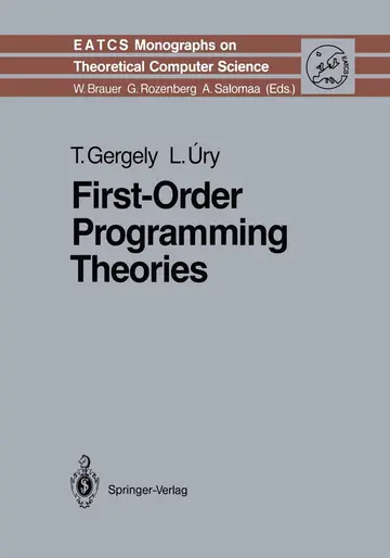 Cover of First-Order Programming Theories