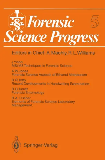 Cover of Forensic Science Progress