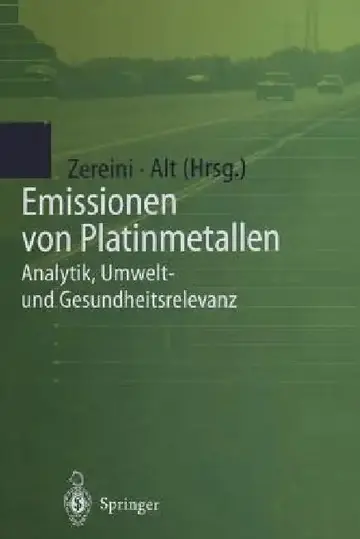 Cover of Emissionen Von Platinmetallen