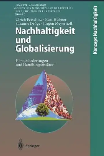 Cover of Nachhaltigkeit Und Globalisierung