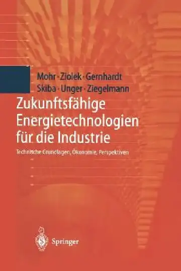Cover of Zukunftsfähige Energietechnologien Für Die Industrie