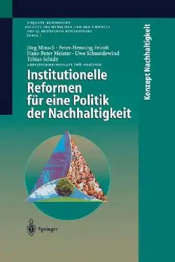 Cover of Institutionelle Reformen Für Eine Politik Der Nachhaltigkeit