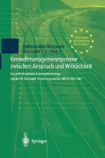 Cover of Umweltmanagementsysteme Zwischen Anspruch Und Wirklichkeit