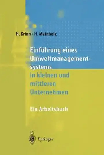Cover of Einführung Eines Umweltmanagementsystems in Kleinen Und Mittleren Unternehmen