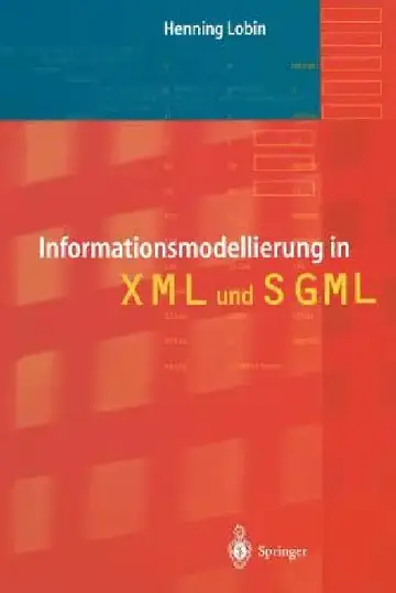 Cover of Informationsmodellierung in XML Und SGML