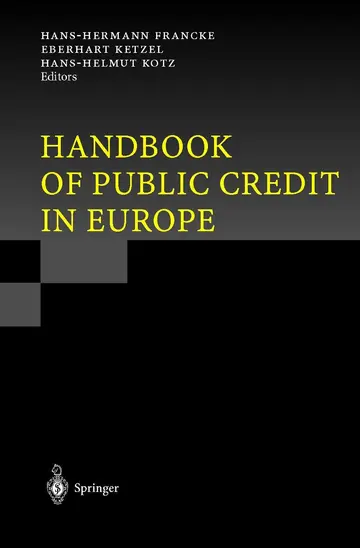 Cover of Handbook of Public Credit in Europe