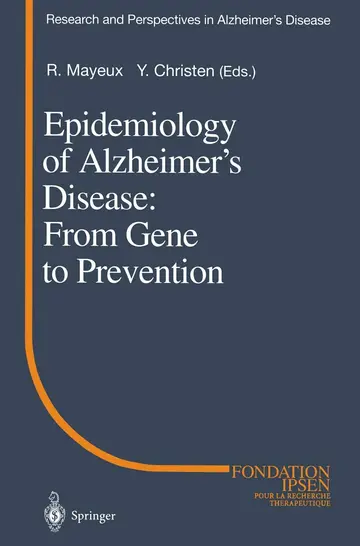 Cover of Epidemiology of Alzheimer’s Disease