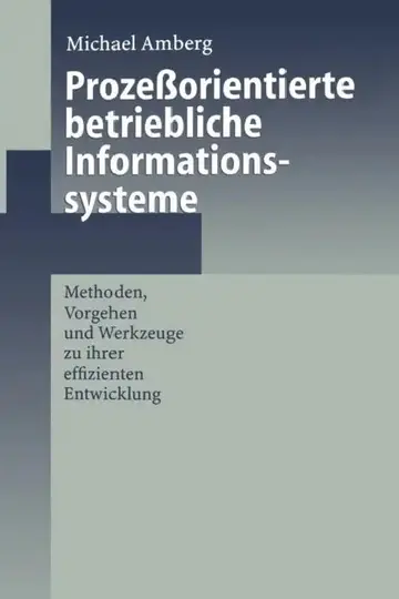 Cover of Prozeßorientierte Betriebliche Informationssysteme