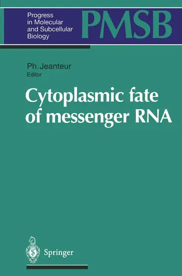 Cover of Cytoplasmic fate of messenger RNA