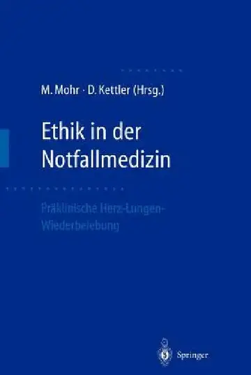 Cover of Ethik in Der Notfallmedizin