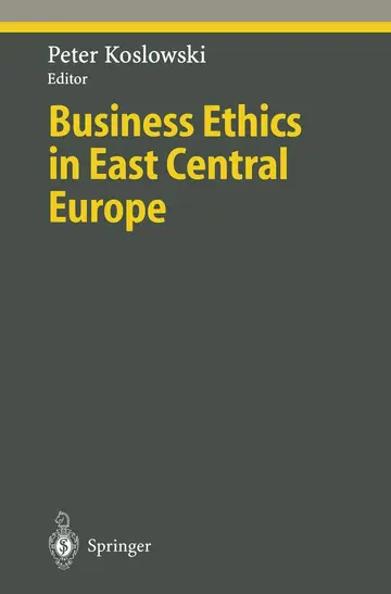 Cover of Business Ethics in East Central Europe