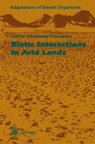 Cover of Biotic Interactions in Arid Lands