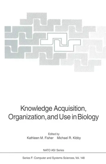 Cover of Knowledge Acquisition, Organization, and Use in Biology