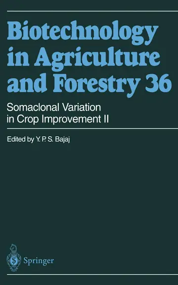 Cover of Somaclonal Variation in Crop Improvement II