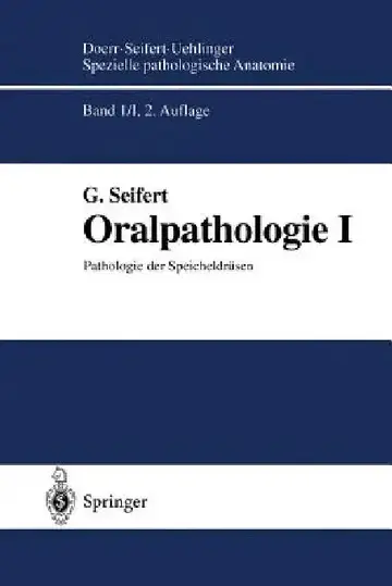 Cover of Oralpathologie I