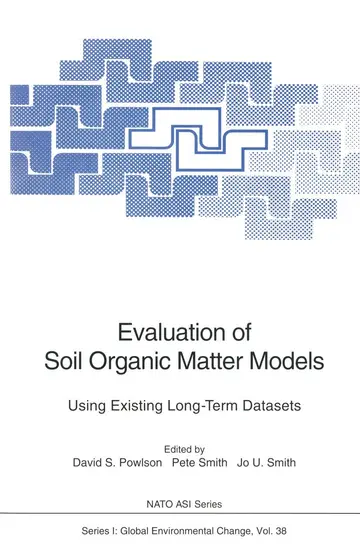 Cover of Evaluation of Soil Organic Matter Models