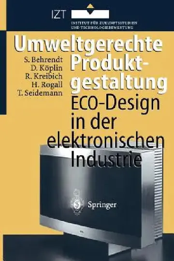 Cover of Umweltgerechte Produktgestaltung