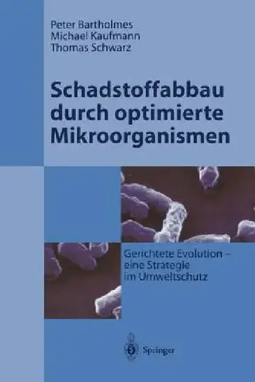 Cover of Schadstoffabbau Durch Optimierte Mikroorganismen