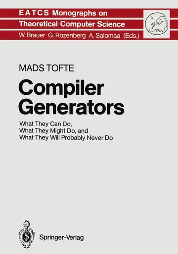 Cover of Compiler Generators
