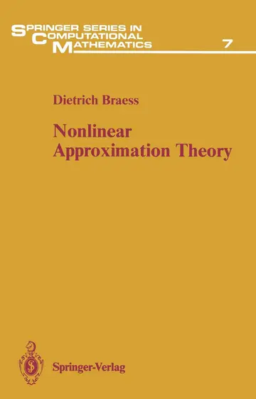 Cover of Nonlinear Approximation Theory