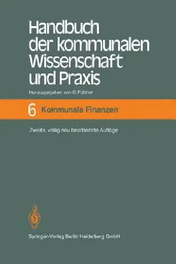 Cover of Handbuch Der Kommunalen Wissenschaft Und PRAXIS