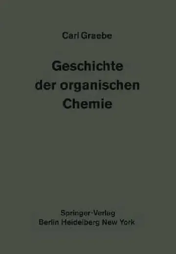 Cover of Geschichte Der Organischen Chemie