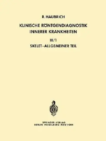 Cover of Klinische Röntgendiagnostik Innerer Krankheiten