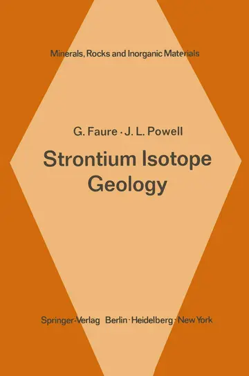 Cover of Strontium Isotope Geology