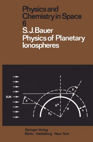 Cover of Physics of Planetary Ionospheres