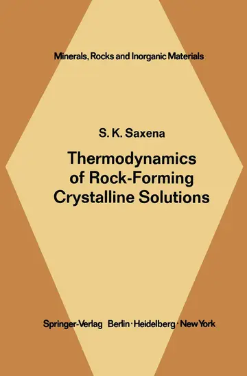 Cover of Thermodynamics of Rock-Forming Crystalline Solutions