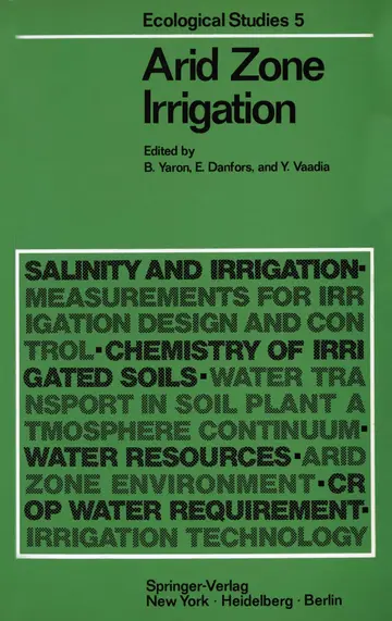 Cover of Arid Zone Irrigation