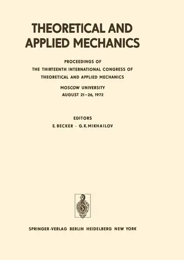 Cover of Theoretical and Applied Mechanics