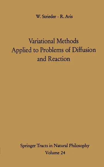 Cover of Variational Methods Applied to Problems of Diffusion and Reaction