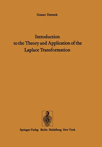 Cover of Introduction to the Theory and Application of the Laplace Transformation