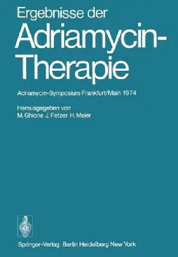 Cover of Ergebnisse Der Adriamycin-Therapie
