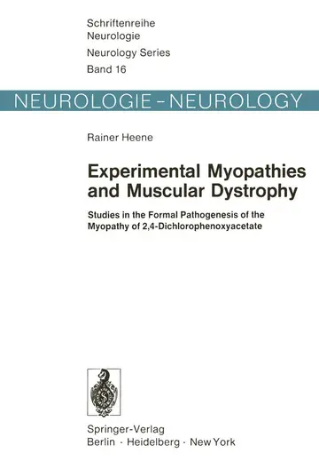 Cover of Experimental Myopathies and Muscular Dystrophy