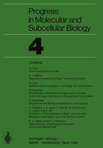 Cover of Progress in Molecular and Subcellular Biology