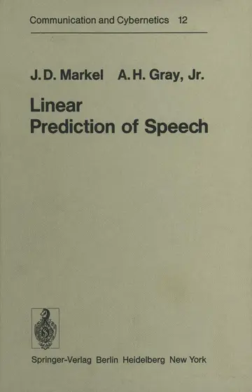 Cover of Linear Prediction of Speech