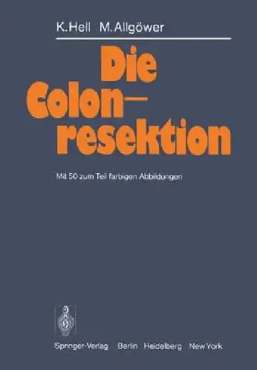 Cover of Die Colonresektion