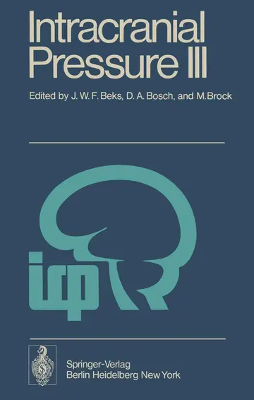 Cover of Intracranial Pressure III