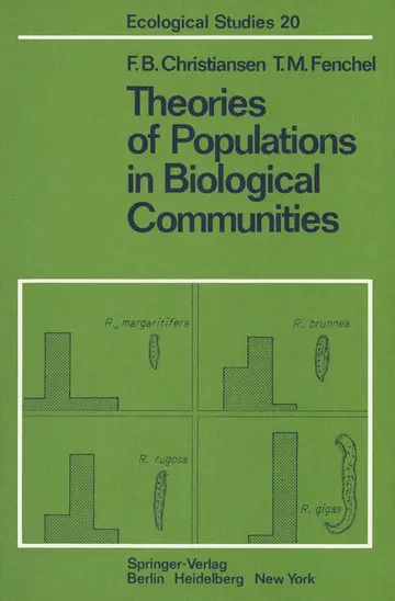 Cover of Theories of Populations in Biological Communities