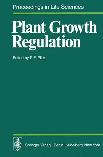 Cover of Plant Growth Regulation