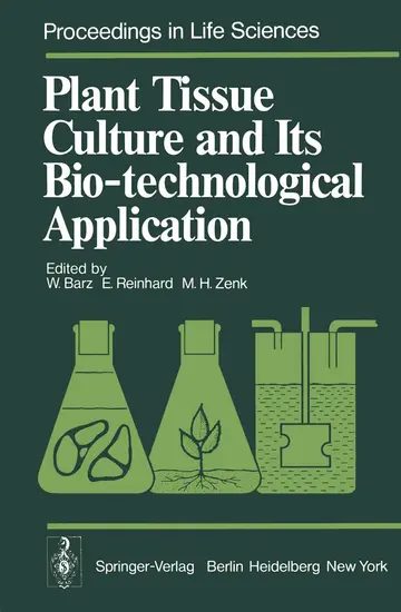 Cover of Plant Tissue Culture and Its Bio-Technological Application