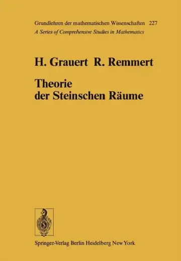 Cover of Theorie Der Steinschen Räume