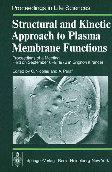 Cover of Structural and Kinetic Approach to Plasma Membrane Functions
