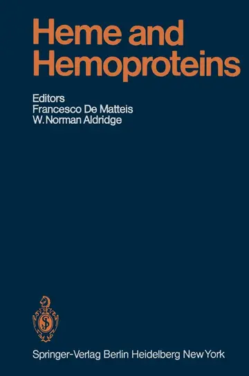 Cover of Heme and Hemoproteins