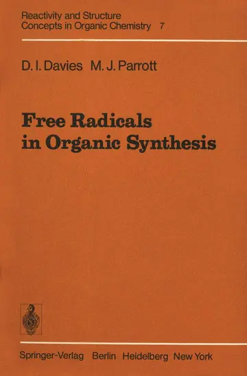 Cover of Free Radicals in Organic Synthesis