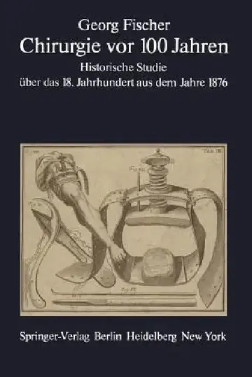 Cover of Chirurgie VOR 100 Jahren