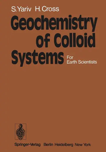 Cover of Geochemistry of Colloid Systems