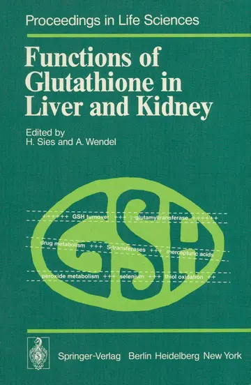 Cover of Functions of Glutathione in Liver and Kidney
